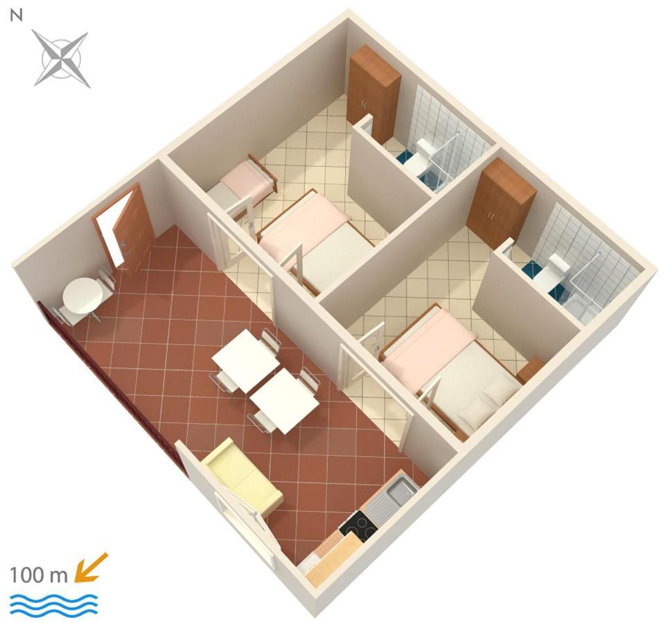 Apartments By The Sea Podaca, Makarska - 2612 Esterno foto